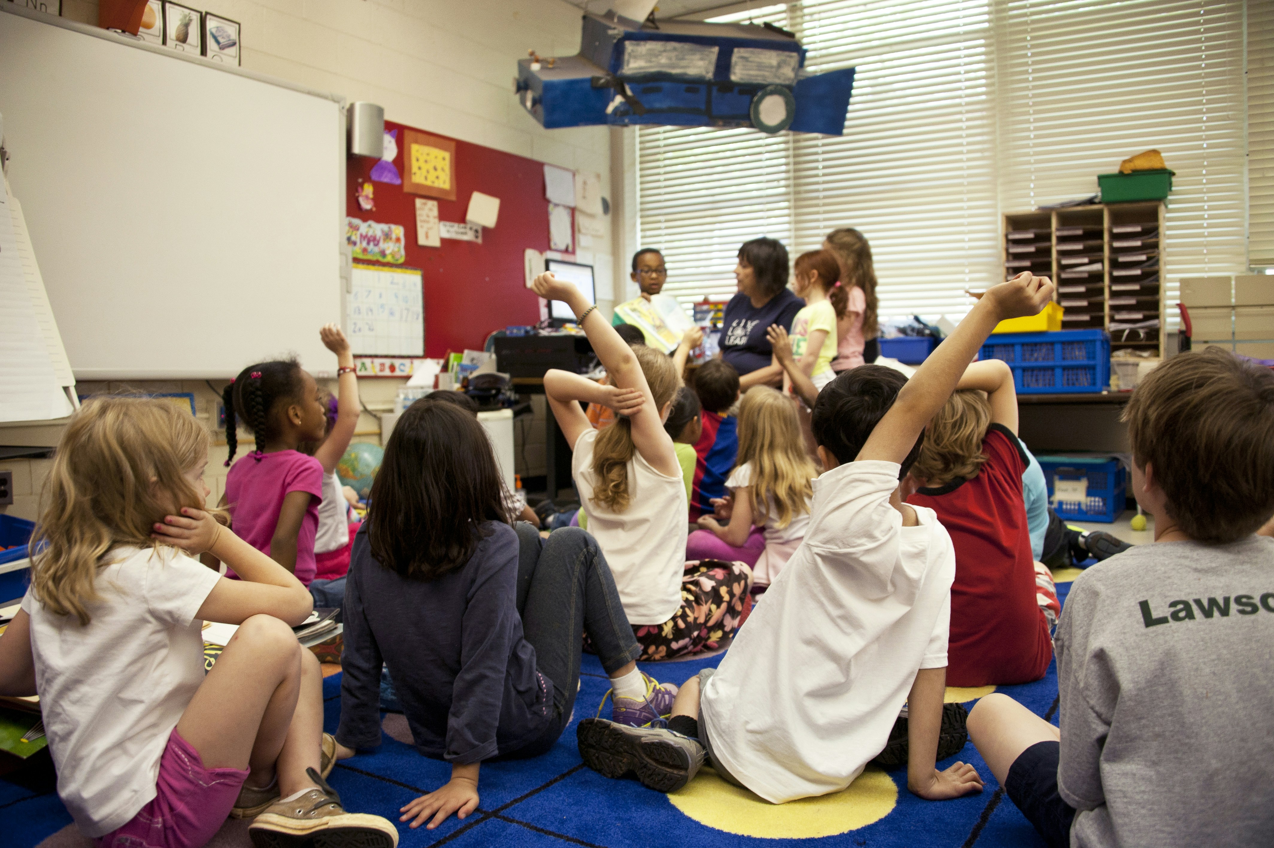 Children at circle time